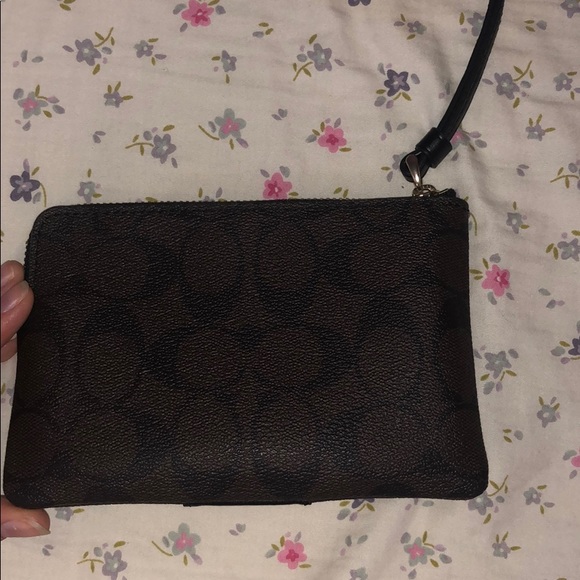 New Brown Coach Wristlet (Wallet) - Picture 3 of 4
